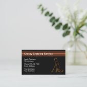 Classy Cleaning Services Modern 名刺 (スタンド正面)