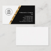 Classy Companyロゴ・ビジネス・カード 名刺 (正面/裏面)