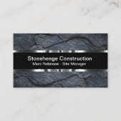 Classy Construction Theme Business Cards 名刺 (正面)