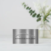 Classy Cool Sleek Modern Automotive Business Cards 名刺 (スタンド正面)