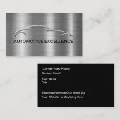 Classy Cool Sleek Modern Automotive Business Cards 名刺 (正面/裏面)