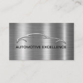 Classy Cool Sleek Modern Automotive Business Cards 名刺 (正面)