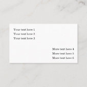 Classy Crystalエレガントの名きらきら光る刺 名刺 (裏面)