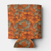 Classy Custom Lilies Floral Nature-Inspired Party 缶クーラー (裏面)