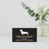 Classy Dachshundブリーダーの名刺 名刺 (スタンド正面)