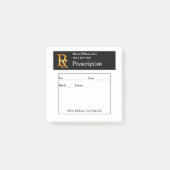 Classy Doctor Prescription Post It Notespads ポストイット (正面)