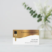 Classy Double Side Painterビジネスプロファイルカード 名刺 (スタンド正面)