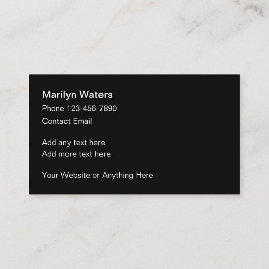 Classy Elegant Gold Design Elements  名刺 (裏面)