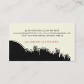 Classy - Estate 実在 Business Card 名刺 (裏面)