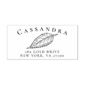 Classy Family Name Return Address セルフインキングスタンプ (デザイン)