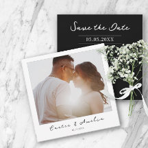 Classy Film Photo - Save the Date Wedding Invite