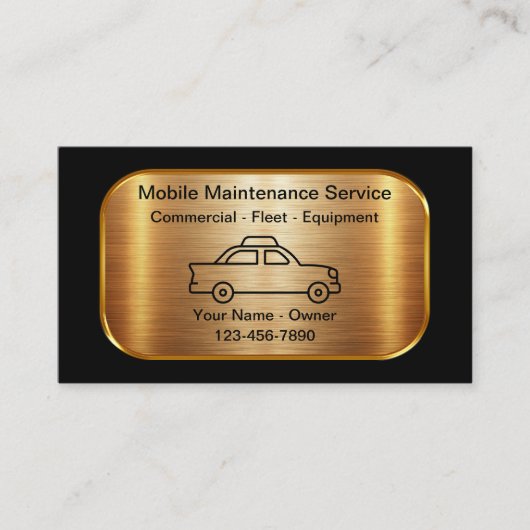 Classy Fleet And Commercial Equipment Maintenance 名刺 (正面)