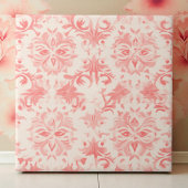 Classy Floral Damask Rose Pink タイル