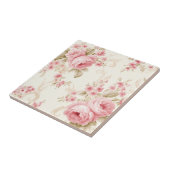 Classy Floral Rose Petal Pink タイル (側面)