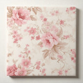 Classy Floral Rose Pink タイル