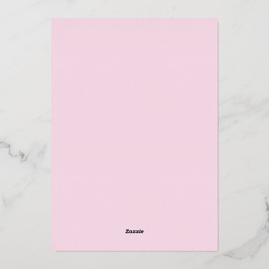 Classy Galentine's Favorite Things Party  箔招待状 (裏面)