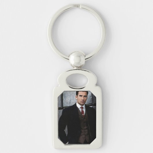 Classy Gentleman metal keychain キーホルダー (正面)