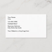 Classy Glitzy Stone Look Pattern Business Cards 名刺 (裏面)