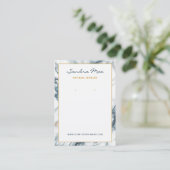 Classy Gold Glitter Marble Jewelry Display Card 名刺 (スタンド正面)