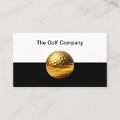 Classy Golf Theme Business Cards 名刺 (正面)