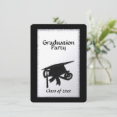 Classy Graduation Party Invitation 招待状 (スタンド正面)