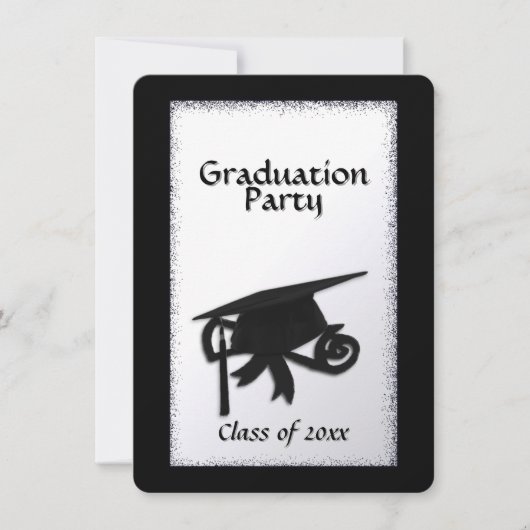 Classy Graduation Party Invitation 招待状 (正面)