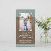 Classy Holidayフォトカード(4x8) シーズンカード (スタンド正面)