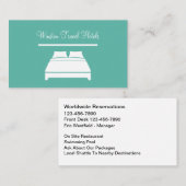 Classy Hotel Travel Business Cards 名刺 (正面/裏面)
