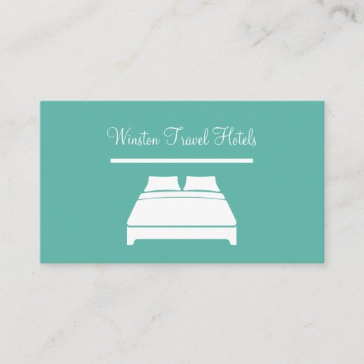 Classy Hotel Travel Business Cards 名刺 (正面)