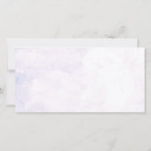 Classy Hydrangeas'結婚s Thank You Photo Card サンキューカード (裏面)