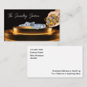 Classy Jewelry Store Business Cards Design 名刺 (正面/裏面)