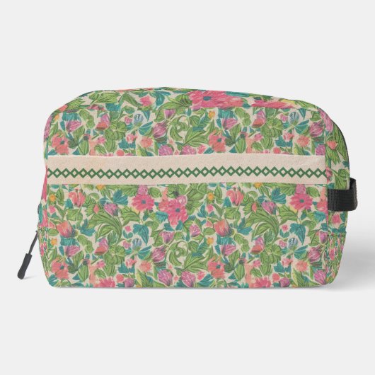 Classy kraft paper artwork Rustic botanical Green ドップキット (裏面)