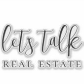 Classy Let's Talk 実在 Estate Promotion シール (正面)