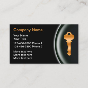 Classy Locksmithユニーク名刺 名刺