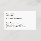 Classy Locksmith Modern Business Cards 名刺 (裏面)