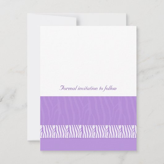 Classy Mauve日付の保存 セーブザデート (裏面)