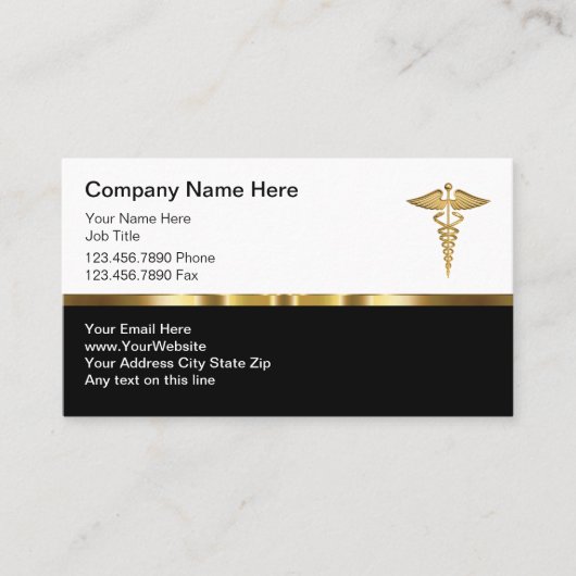 Classy Medical Businessプロファイル 名刺 (正面)