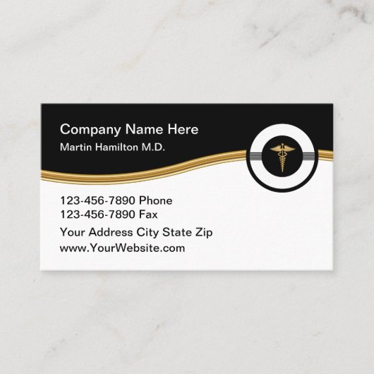 Classy Medical Doctor Office名刺 名刺 (正面)