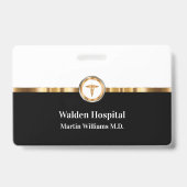 Classy Medical Facility StaffメンバーIDバッジ バッジ (裏面)