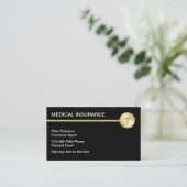 Classy Medical Insurance Repビジネス・カード 名刺 (スタンド正面)