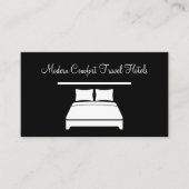 Classy Modern Hotel Travel Business Cards 名刺 (正面)