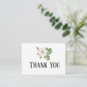 Classy modern minimalist Floral Enclosure Card エンクロージャーカード (スタンド正面)
