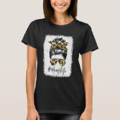 Classy Mom Life With Leopard Pattern Shades Cool M Tシャツ (正面)