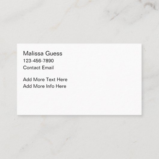 Classy Monogram Elegant Business Cards 名刺 (裏面)