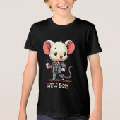 Classy Mouse in Suit トライブレンドＴシャツ (正面)