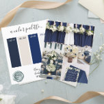 Classy Navyアイボリー結婚のカラーパレットカード2024<br><div class="desc">Classy Navyアイボリー結婚のカラーパレットカード2024</div>