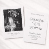 Classy Old Money Black and White Wedding 招待状