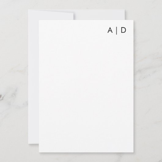 Classy Old Money The Night Before Rehearsal Dinner 招待状 (裏面)