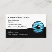 Classy Optician Ophthalmologist Appointment Cards 名刺 (正面)
