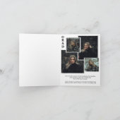 Classy Overlay Photo Collage Graduation Folded 案内状 (内部)